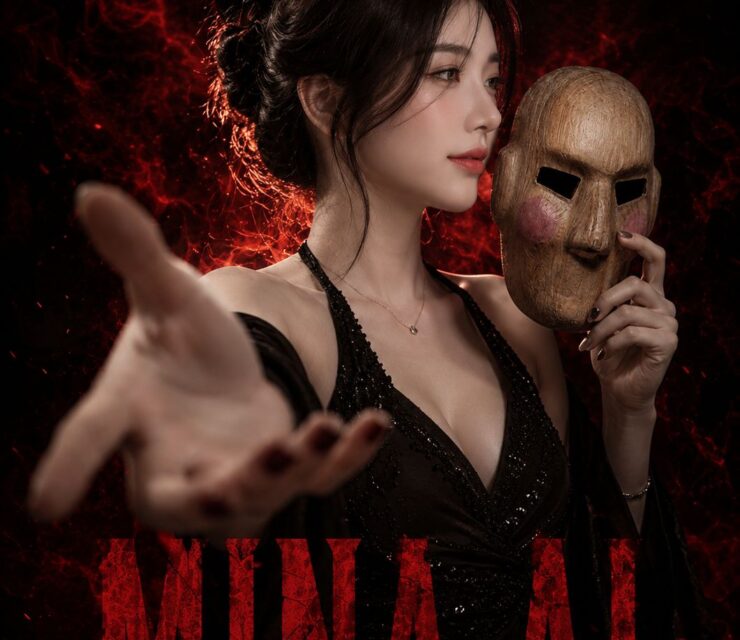 Prompt Tạo Poster Điện Ảnh Dark Cinematic “MINA AI”